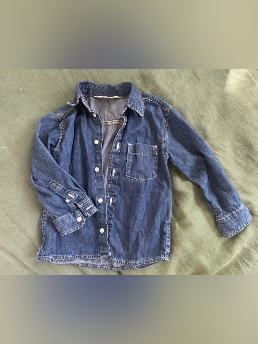 H&M Boy’s Dark Blue Denim Shirt Jacket